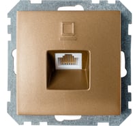 Механизм компьютерной розетки Bylectrica серия СТИЛЬ, РК18-007 бронза