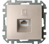 Механизм компьютерной розетки Bylectrica серия СТИЛЬ, РК18-007 шампань