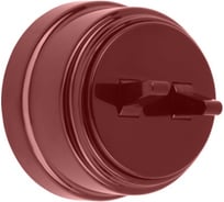 2-клавишный выключатель Bylectrica А56-2214 тумблерный 6А ОУ, серия РЕТРО, коричневый, А56-2214 коричневый