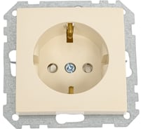 Механизм розетки с землей Bylectrica со шторками, серия СТИЛЬ, РС16-529 бежевый