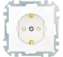 Механизм розетки с землей Bylectrica со шторкой, серия СТИЛЬ, РС16-529 шампань