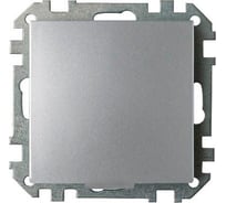 Механизм розетки Bylectrica с крышкой, с землей, шторки, серия СТИЛЬ, РС16-536 серебро
