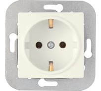 Механизм розетки с землей Bylectrica серия УЮТ, РС16-530 бежевый