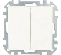 Механизм 2-клавишного выключателя Bylectrica серия СТИЛЬ, С510-527 бежевый