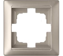 1-местная рамка Bylectrica серия СТИЛЬ, ЮЛИГ.735212.206 шампань