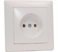 1-местная розетка Bylectrica скрытой установки, без земли, серия СТИЛЬ, РС16-305 перламутр