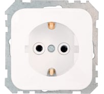 Механизм розетки с землей Bylectrica серия ГАРМОНИЯ, белый РС16-470
