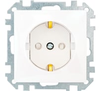 Механизм розетки с землей Bylectrica со шторками, серия СТИЛЬ, белый РС16-529