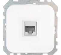 Механизм компьютерной розетки Bylectrica серия ГАРМОНИЯ ЛЮКС, белый РК18-008 з