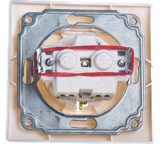 Розетка IEK КВАРТА ERK11-K01-16-DM