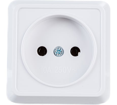 Розетка GENERICA ОКТАВА х1 нар.б/з бел. ERO10-K01-10-DC