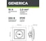 Розетка GENERICA KVARTA 1местн. c з/к с защ. штор. с крышкой 16А белый ERK12-K01-16-DM 5