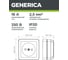Розетка GENERICA 1местн. c з/к с защ.штор. 16А откр.уст. Октава белый ERO14-K01-16-DC 4