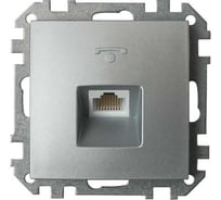 Механизм телефонной розетки Bylectrica серия СТИЛЬ, белый ТР4-037