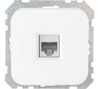 Механизм телефонной розетки Bylectrica серия ГАРМОНИЯ, белый ТР4-040