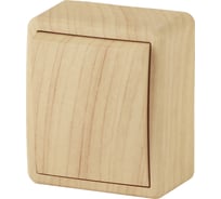 Переключатель ЭРА 11-1203-11 10АХ-250В, IP20, ОУ, Эксперт, сосна Б0020662