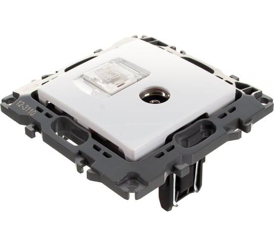Комбинированная розетка ЭРА 12-3110-01 RJ45 TV, IP20, 12, белый Б0027441