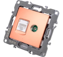 Комбинированная розетка ЭРА 12-3110-14 RJ45 TV, IP20, 12, медь Б0027449