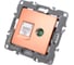 Комбинированная розетка ЭРА 12-3110-14 RJ45 TV, IP20, 12, медь Б0027449 1