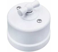 Проходной выключатель Electraline на два положения, белый В1-202-21