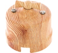 Проходной выключатель Electraline на одно положение, Карельская сосна В1-201-13