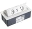Настольный блок розеток GTV SOFT 2 розетки, French, 2xUSB, белый, с проводом 1,5 метра AE-PBSUC2GU-10 1