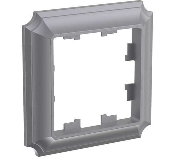 1-постовая рамка Systeme Electric Atlasdesign antique сталь ATN100901