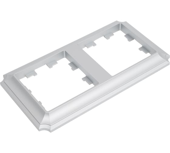 2-постовая универсальная рамка Systeme Electric Atlasdesign antique алюминий ATN100302