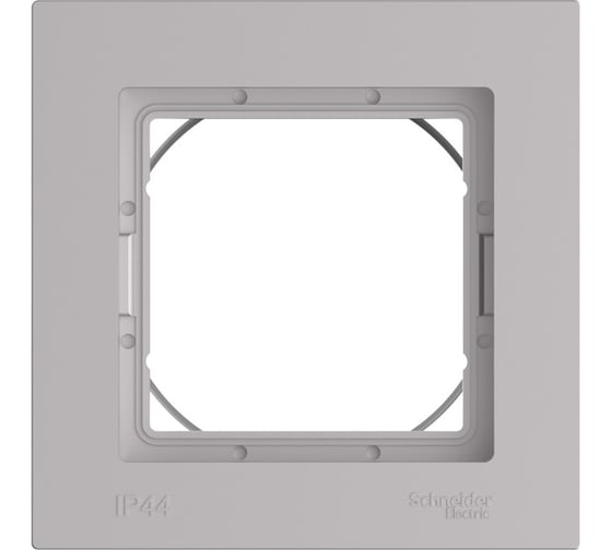 1-местная рамка Systeme Electric Atlasdesign aqua алюминий ip44 ATN440301