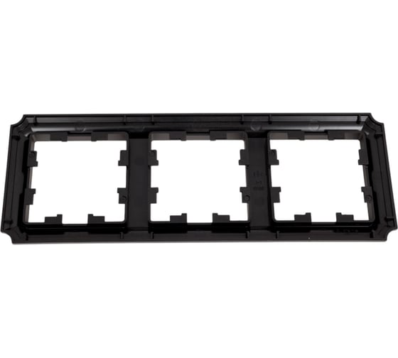 3-постовая рамка Systeme Electric Atlasdesign antique, универсальная, мокко ATN100603