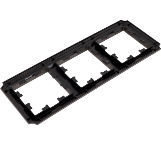 3-постовая рамка Systeme Electric Atlasdesign antique, универсальная, мокко ATN100603