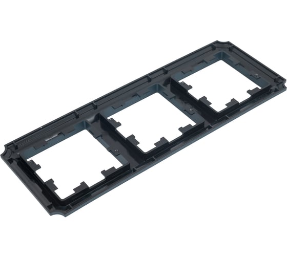 3-постовая рамка Systeme Electric Atlasdesign antique, универсальная, изумруд ATN100803