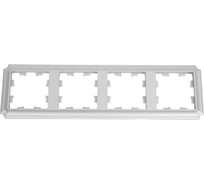 4-постовая рамка Systeme Electric Atlasdesign antique, универсальная, алюминий ATN100304