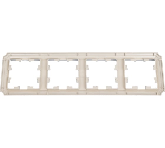 4-постовая рамка Systeme Electric Atlasdesign antique, универсальная, алюминий ATN100304