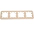 4-постовая рамка Systeme Electric Atlasdesign antique, универсальная, песочный ATN101204 1