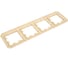 4-постовая рамка Systeme Electric Atlasdesign antique, универсальная, песочный ATN101204 4