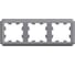 3-постовая рамка Systeme Electric Atlasdesign antique, универсальная, сталь ATN100903 1