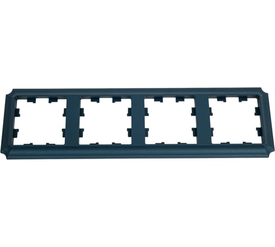 4-постовая рамка Systeme Electric Atlasdesign antique, универсальная, изумруд ATN100804