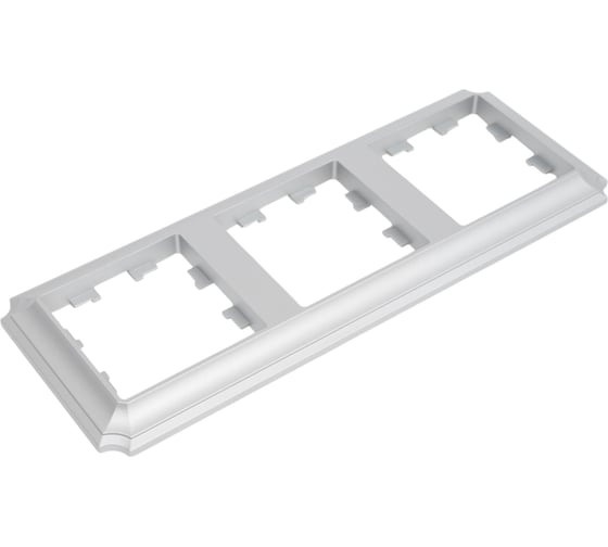 3-постовая рамка Systeme Electric Atlasdesign antique, универсальная, алюминий ATN100303