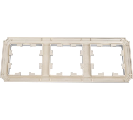 3-постовая рамка Systeme Electric Atlasdesign antique, универсальная, алюминий ATN100303