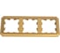 3-постовая рамка Systeme Electric Atlasdesign antique, универсальная, золото ATN101603 1