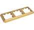 3-постовая рамка Systeme Electric Atlasdesign antique, универсальная, золото ATN101603 2