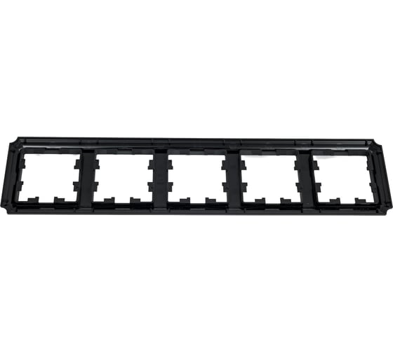 5-постовая рамка Systeme Electric Atlasdesign antique, универсальная, базальт ATN101405