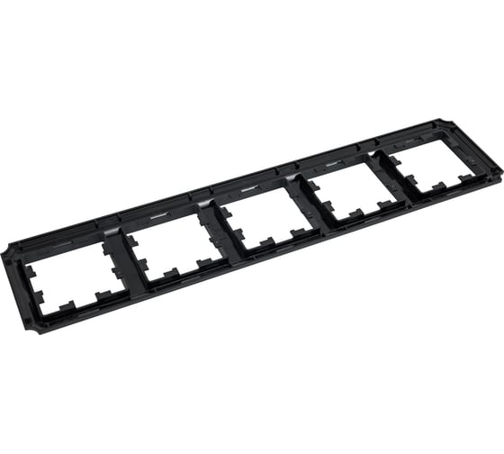 5-постовая рамка Systeme Electric Atlasdesign antique, универсальная, базальт ATN101405
