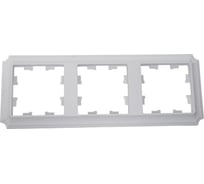 3-постовая рамка Systeme Electric Atlasdesign antique, универсальная, лотос ATN101303