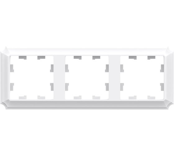 3-постовая рамка Systeme Electric Atlasdesign antique, универсальная, лотос ATN101303 1