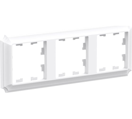 3-постовая рамка Systeme Electric Atlasdesign antique, универсальная, лотос ATN101303