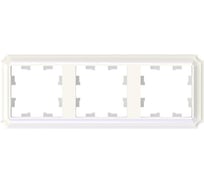 3-постовая рамка Systeme Electric Atlasdesign antique, универсальная, жемчуг ATN100403