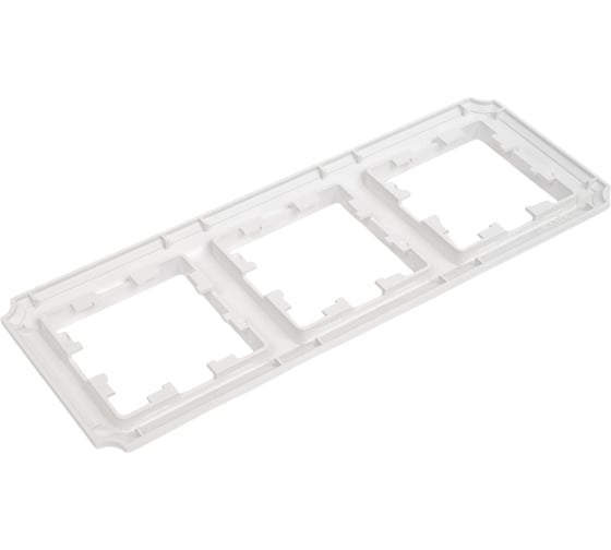 3-постовая рамка Systeme Electric Atlasdesign antique, универсальная, жемчуг ATN100403