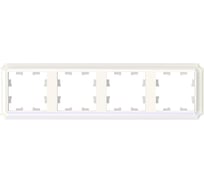 4-постовая рамка Systeme Electric Atlasdesign antique, универсальная, жемчуг ATN100404
